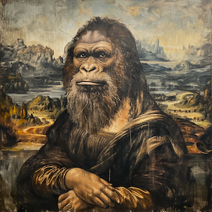 Bigfoot Mona Lisa